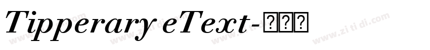 Tipperary eText字体转换 Tipperary eText字体转换